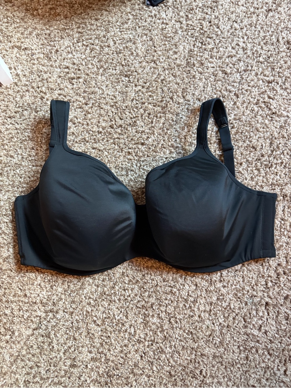 Cacique Black Smooth Full-Coverage T-Shirt Bra